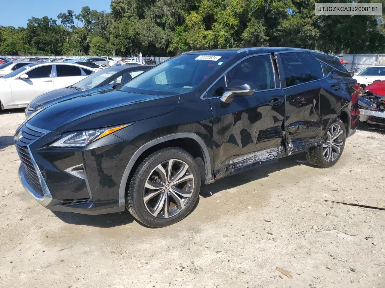 2018 Lexus Rx 350 L VIN: JTJGZKCA3J2008181 Lot: 72333524