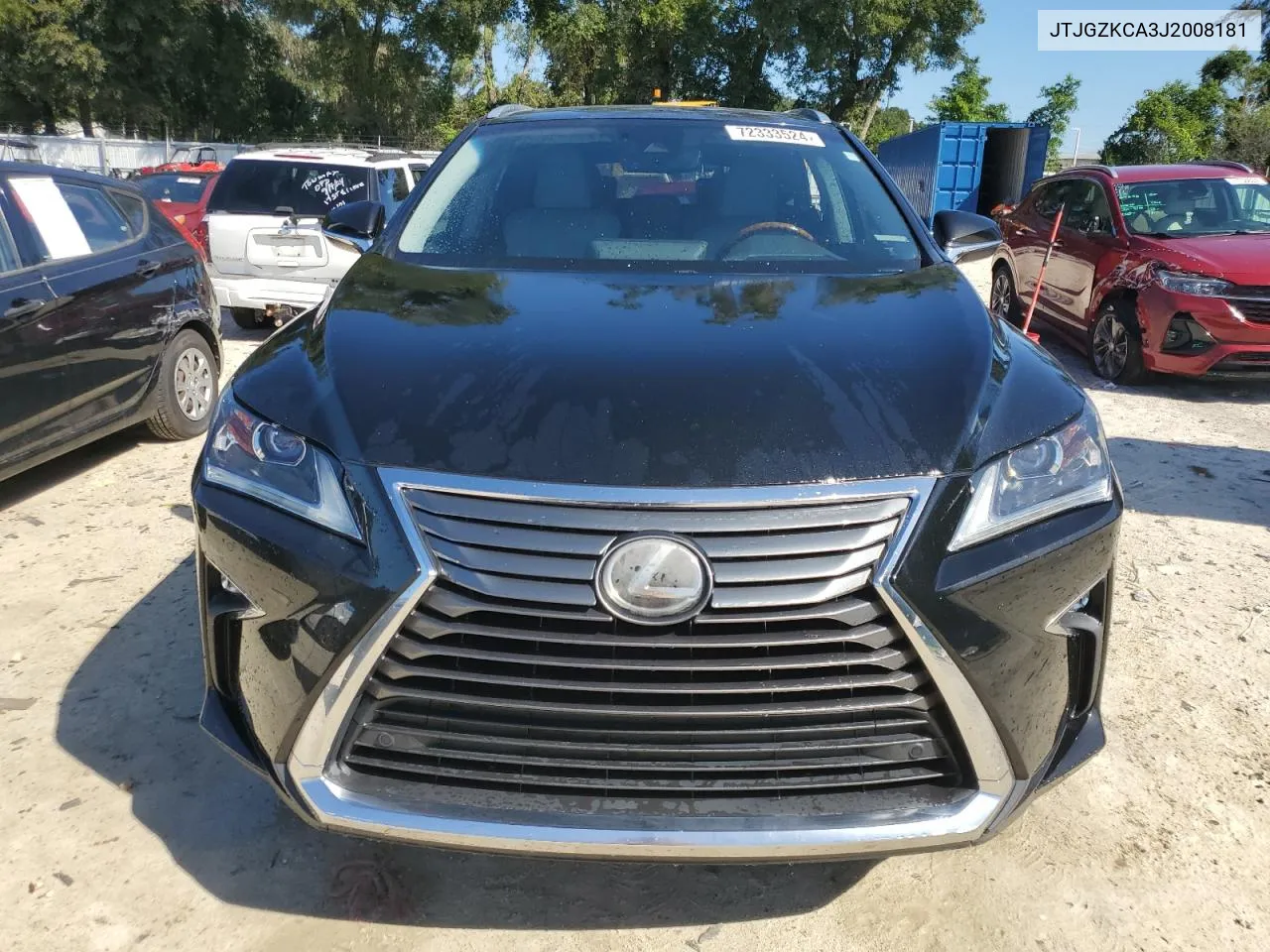 2018 Lexus Rx 350 L VIN: JTJGZKCA3J2008181 Lot: 72333524