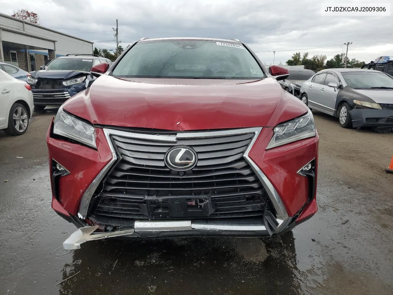 2018 Lexus Rx 350 L VIN: JTJDZKCA9J2009306 Lot: 72342834