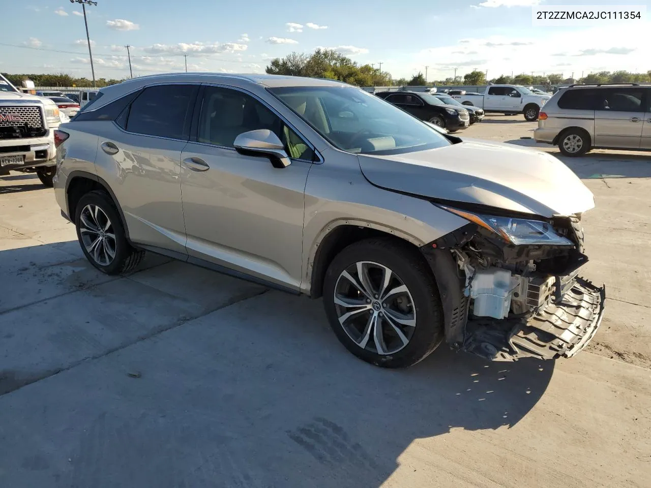 2018 Lexus Rx 350 Base VIN: 2T2ZZMCA2JC111354 Lot: 73358394