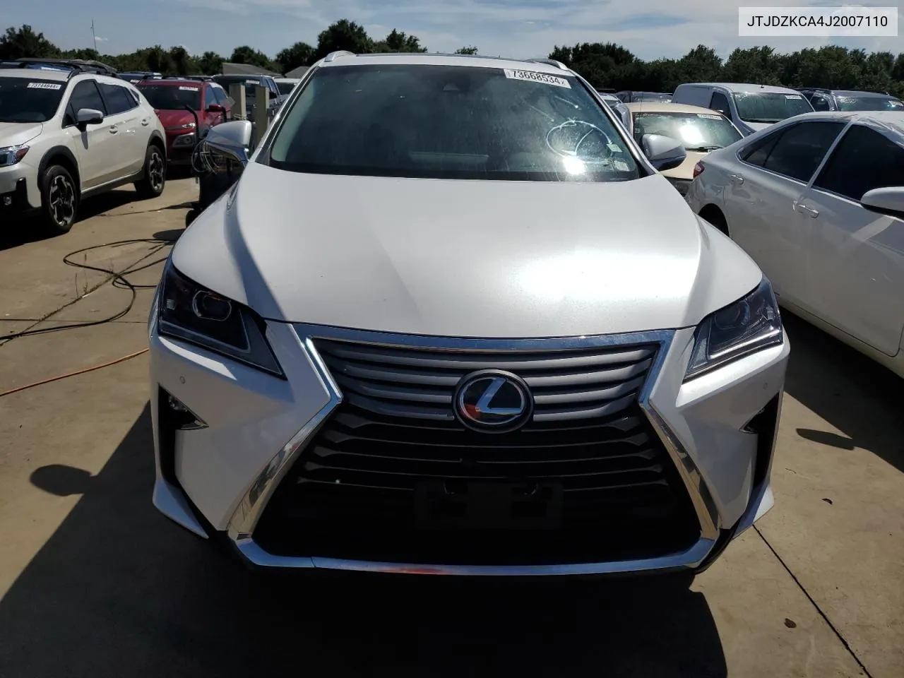 2018 Lexus Rx 350 L VIN: JTJDZKCA4J2007110 Lot: 73668534