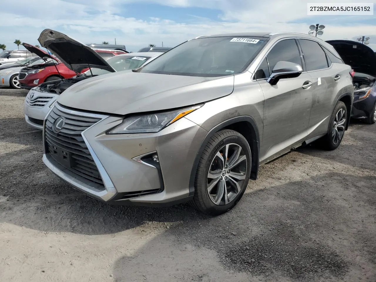 2018 Lexus Rx 350 Base VIN: 2T2BZMCA5JC165152 Lot: 73711664