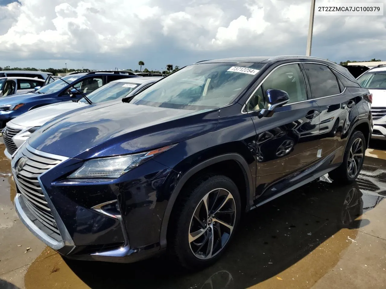 2018 Lexus Rx 350 Base VIN: 2T2ZZMCA7JC100379 Lot: 73712254