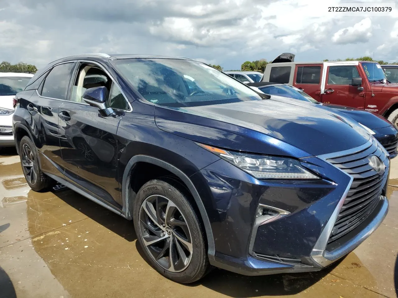 2018 Lexus Rx 350 Base VIN: 2T2ZZMCA7JC100379 Lot: 73712254