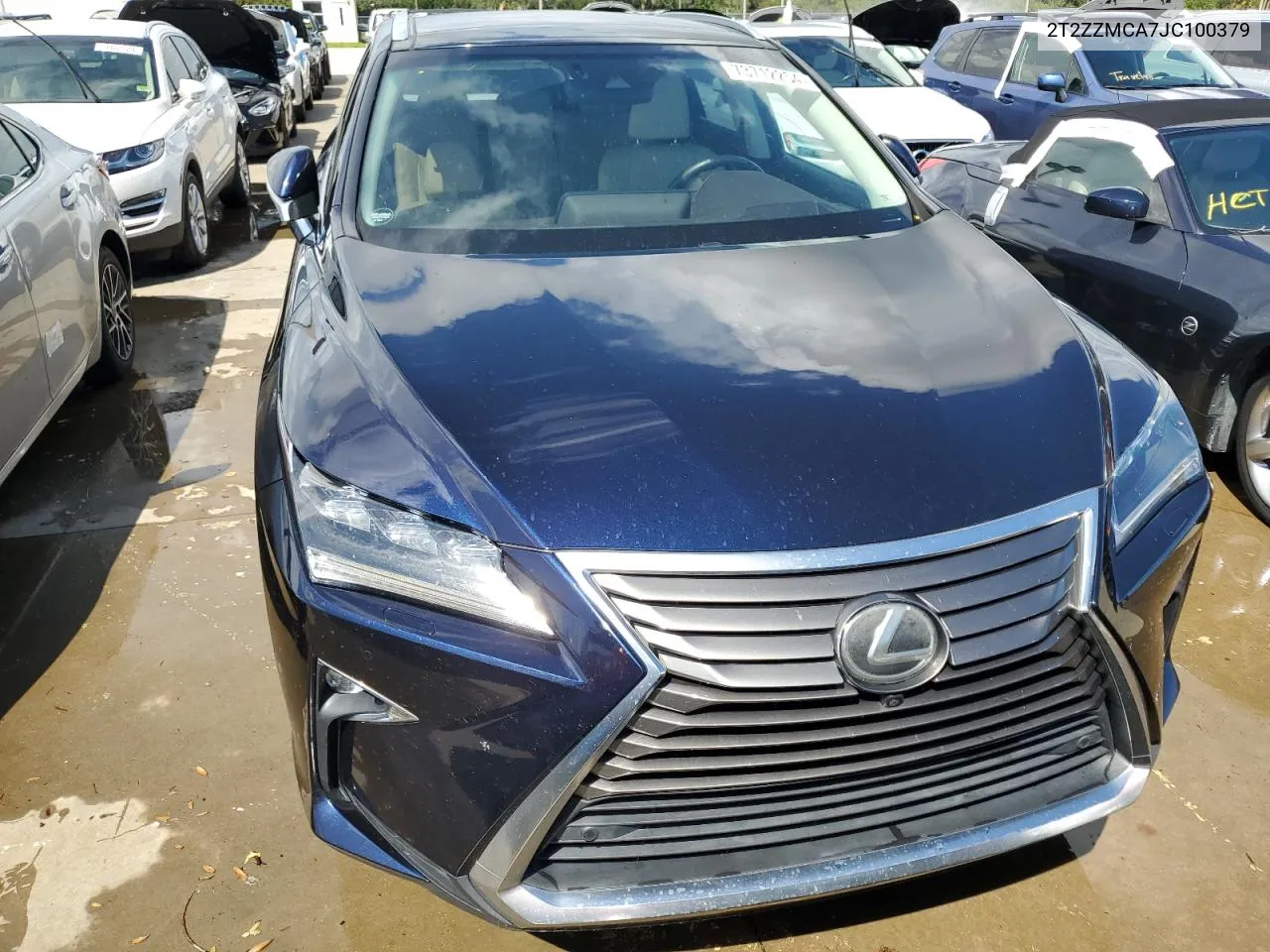 2018 Lexus Rx 350 Base VIN: 2T2ZZMCA7JC100379 Lot: 73712254