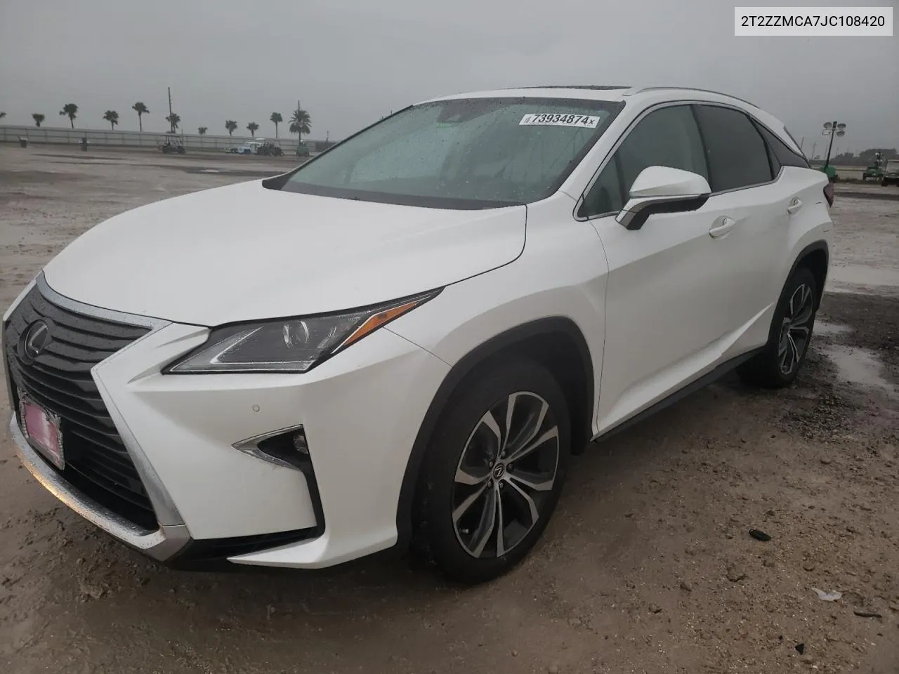 2018 Lexus Rx 350 Base VIN: 2T2ZZMCA7JC108420 Lot: 73934874