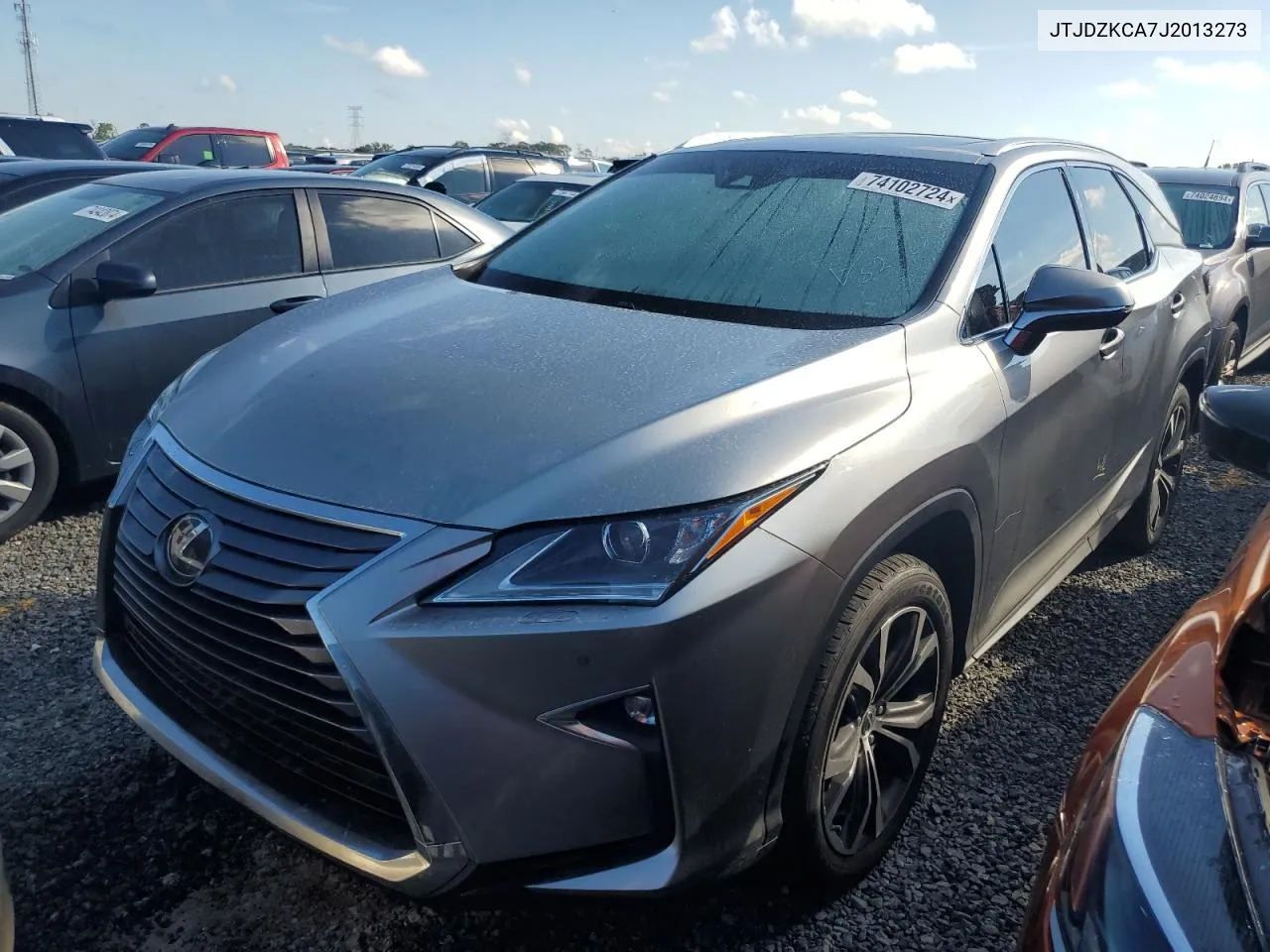 2018 Lexus Rx 350 L VIN: JTJDZKCA7J2013273 Lot: 74102724