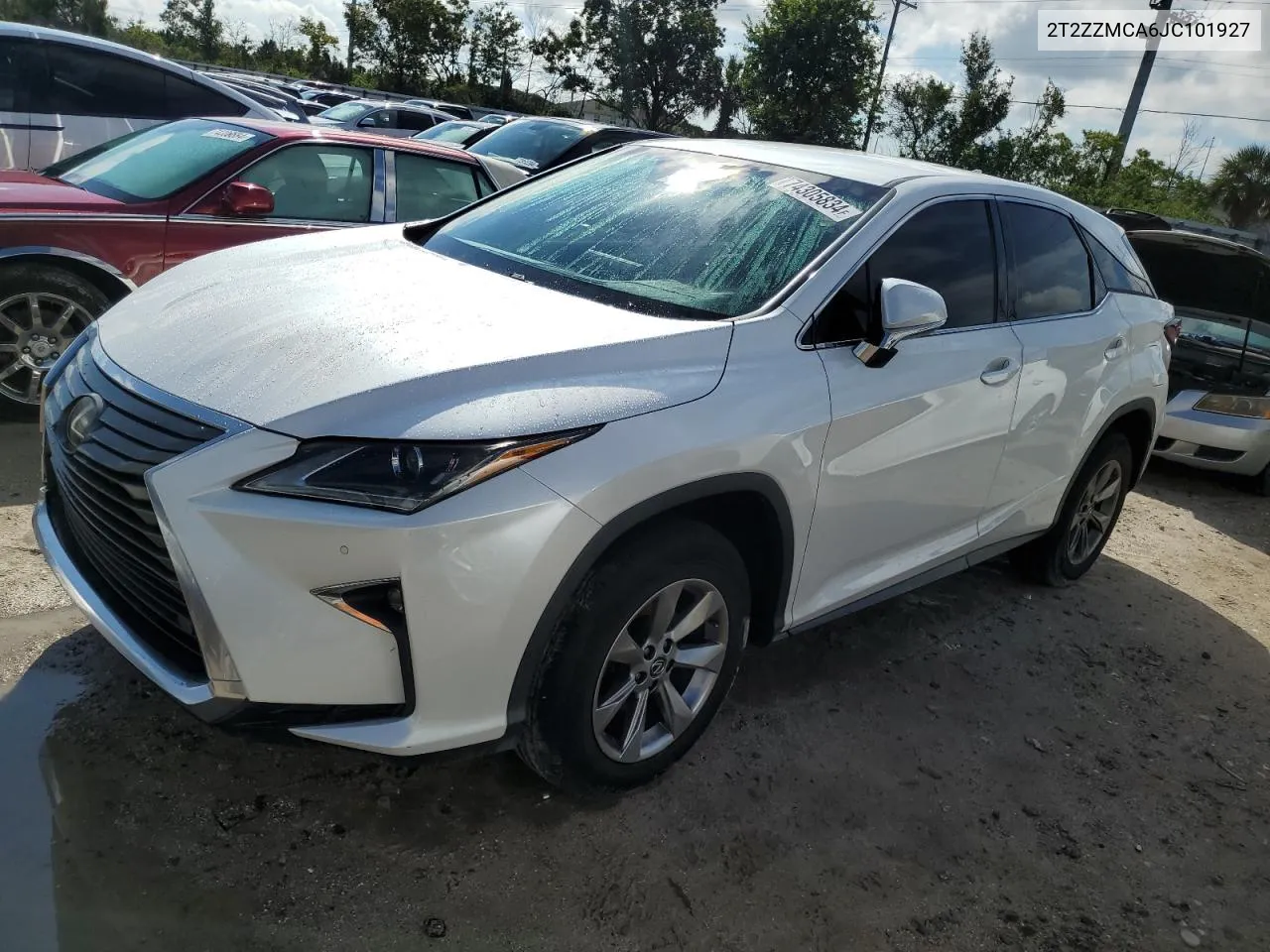 2018 Lexus Rx 350 Base VIN: 2T2ZZMCA6JC101927 Lot: 74305834