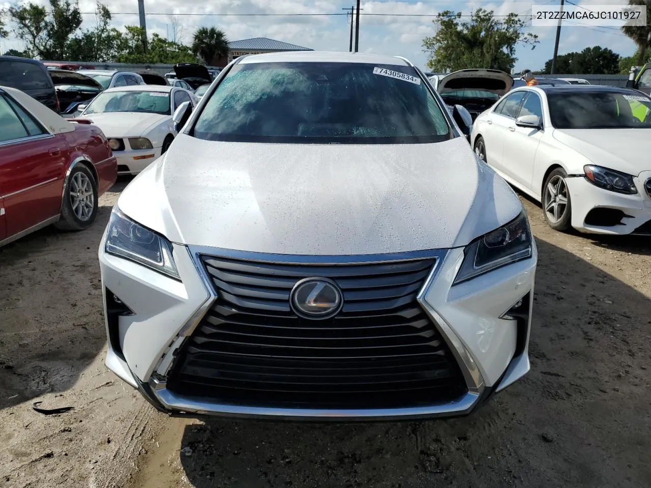 2018 Lexus Rx 350 Base VIN: 2T2ZZMCA6JC101927 Lot: 74305834