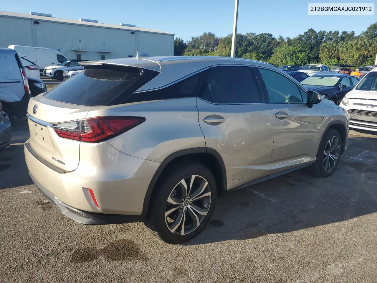 2018 Lexus Rx 450H Base VIN: 2T2BGMCAXJC021912 Lot: 74498254