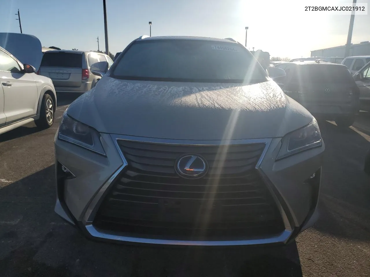 2018 Lexus Rx 450H Base VIN: 2T2BGMCAXJC021912 Lot: 74498254