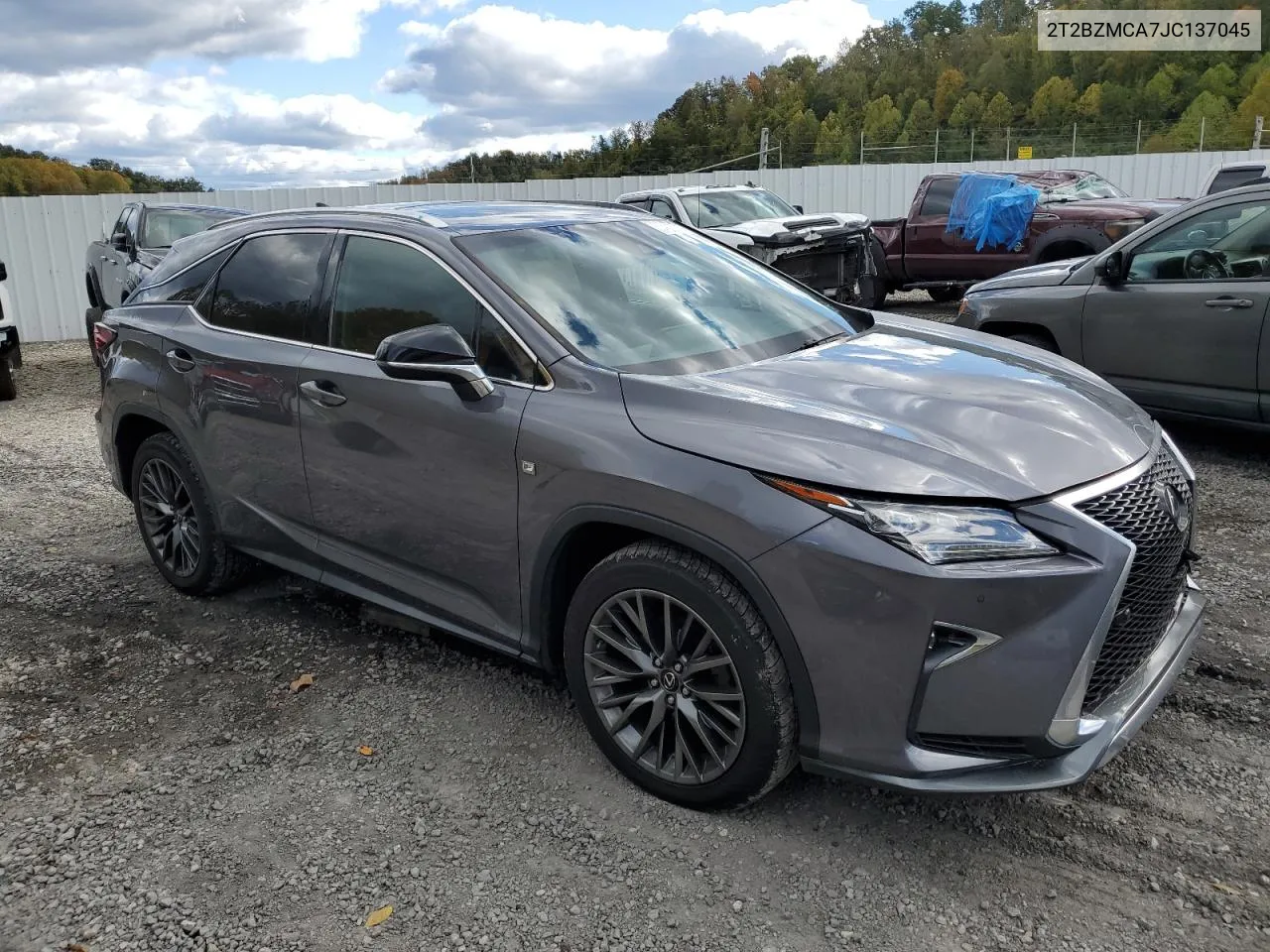 2018 Lexus Rx 350 Base VIN: 2T2BZMCA7JC137045 Lot: 74500974