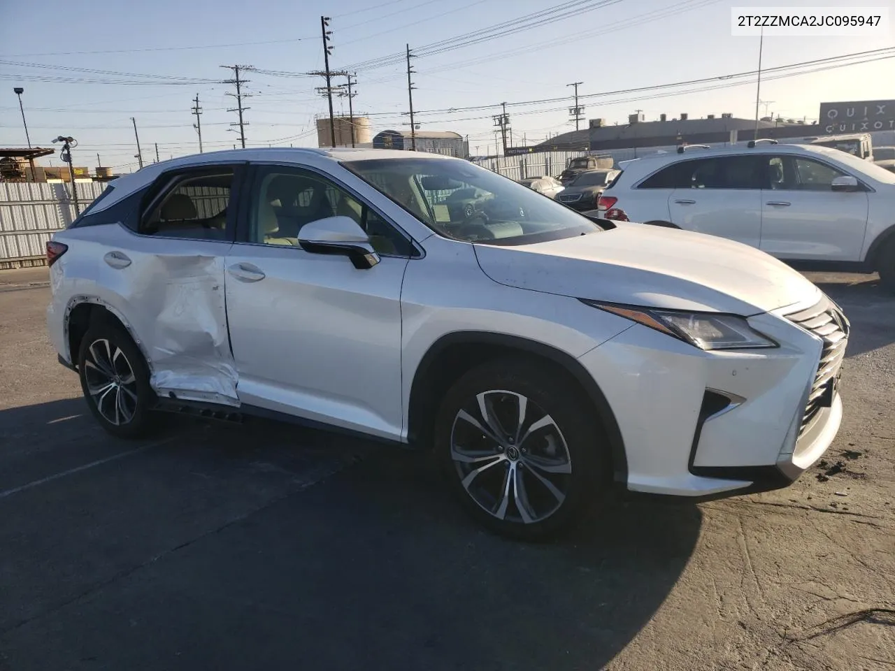 2018 Lexus Rx 350 Base VIN: 2T2ZZMCA2JC095947 Lot: 74724254