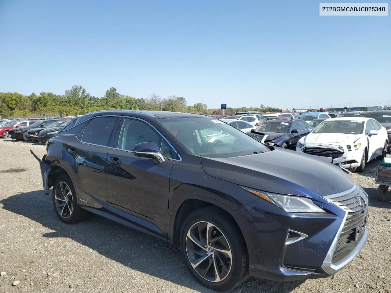 2018 Lexus Rx 450H Base VIN: 2T2BGMCA0JC025340 Lot: 74988174