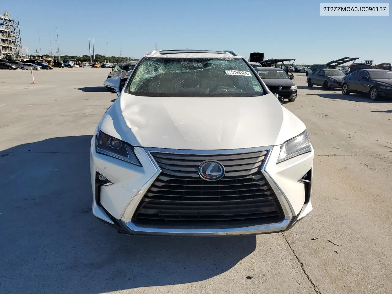 2018 Lexus Rx 350 Base VIN: 2T2ZZMCA0JC096157 Lot: 75198184