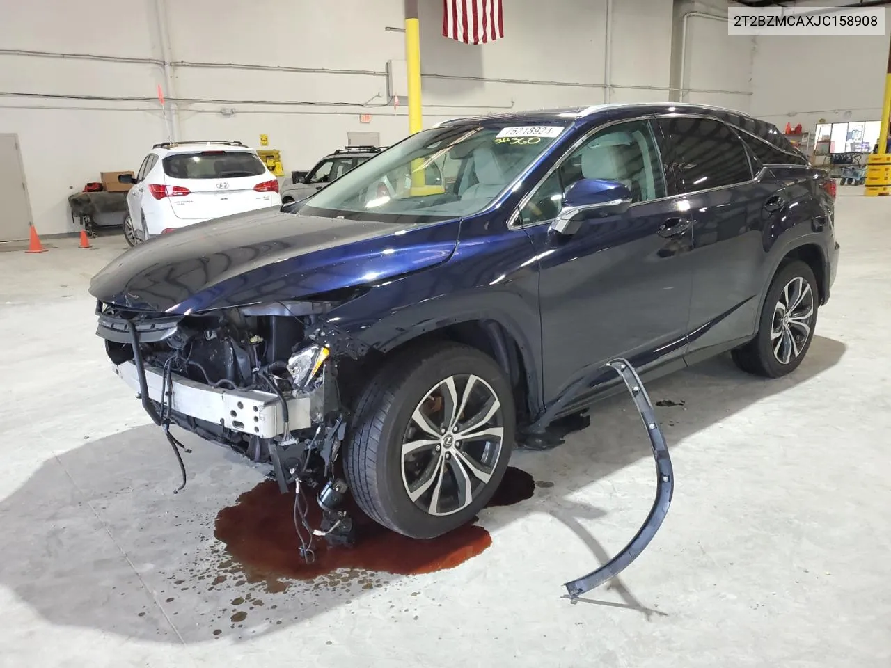 2018 Lexus Rx 350 Base VIN: 2T2BZMCAXJC158908 Lot: 75218924