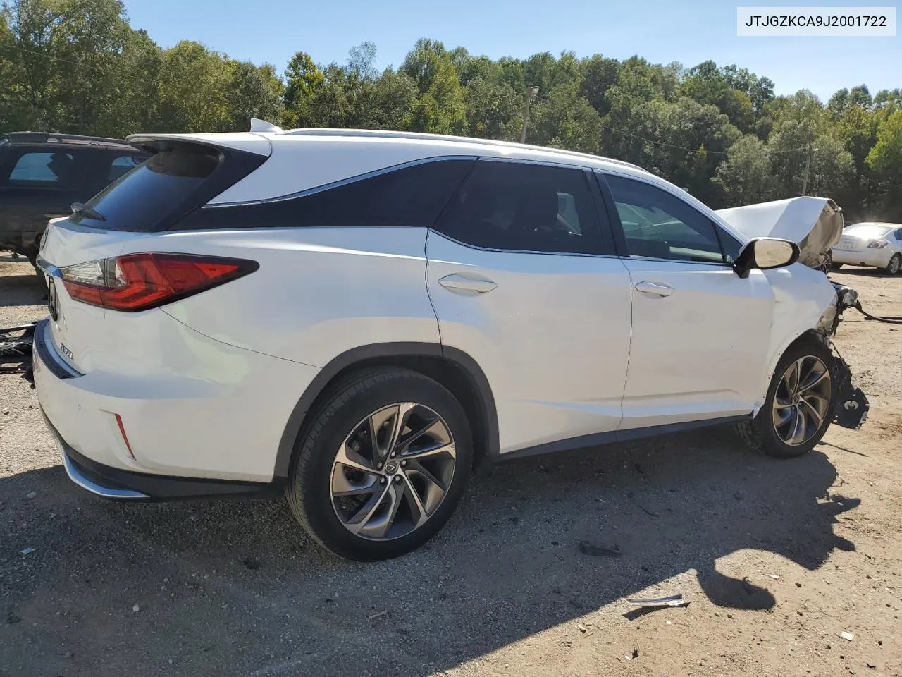 2018 Lexus Rx 350 L VIN: JTJGZKCA9J2001722 Lot: 75235634