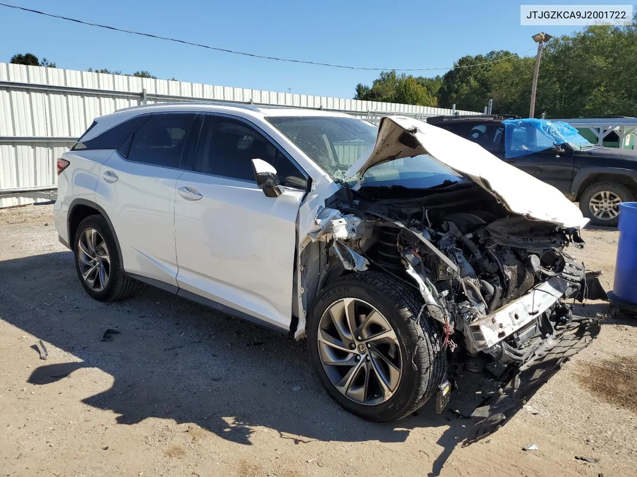 2018 Lexus Rx 350 L VIN: JTJGZKCA9J2001722 Lot: 75235634