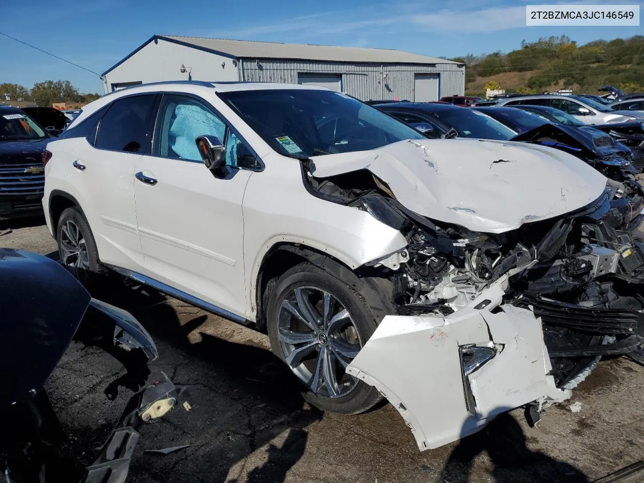 2018 Lexus Rx 350 Base VIN: 2T2BZMCA3JC146549 Lot: 75542494