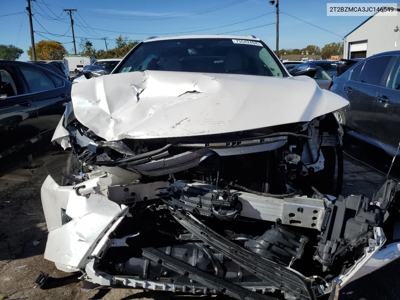 2018 Lexus Rx 350 Base VIN: 2T2BZMCA3JC146549 Lot: 75542494