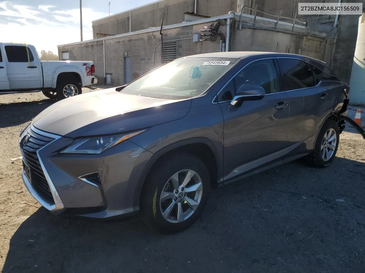 2018 Lexus Rx 350 Base VIN: 2T2BZMCA8JC156509 Lot: 75545654