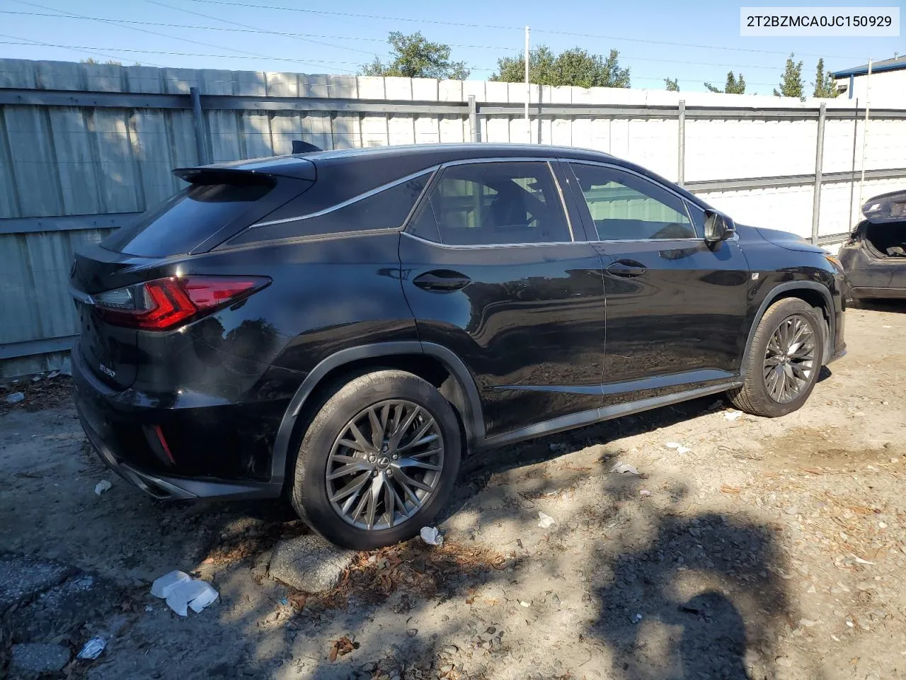 2018 Lexus Rx 350 Base VIN: 2T2BZMCA0JC150929 Lot: 75673734