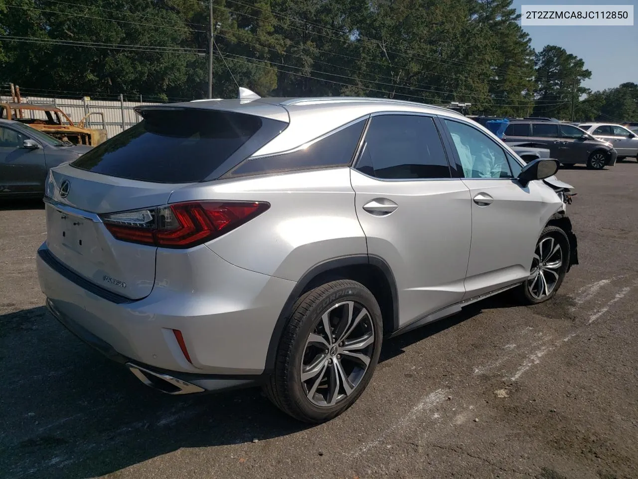 2018 Lexus Rx 350 Base VIN: 2T2ZZMCA8JC112850 Lot: 76005144