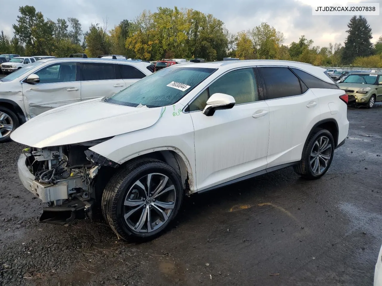 2018 Lexus Rx 350 L VIN: JTJDZKCAXJ2007838 Lot: 76030044