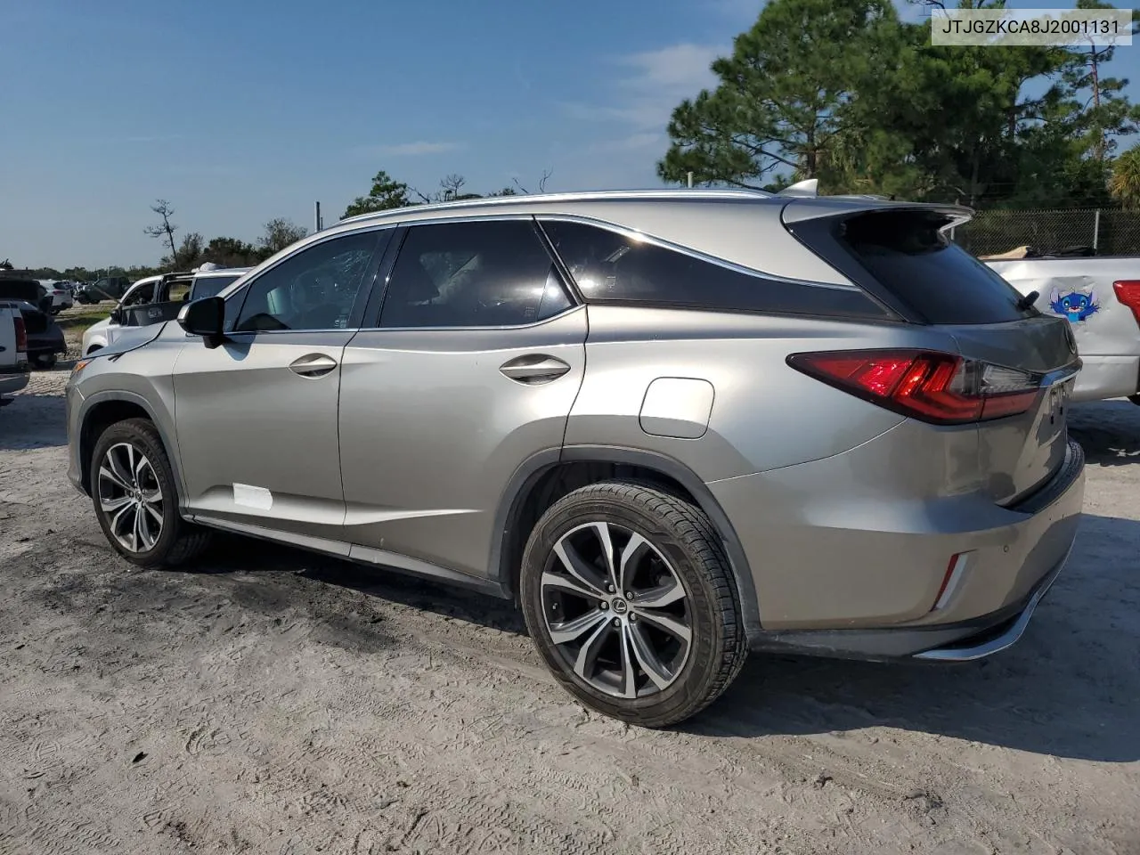 2018 Lexus Rx 350 L VIN: JTJGZKCA8J2001131 Lot: 76200044