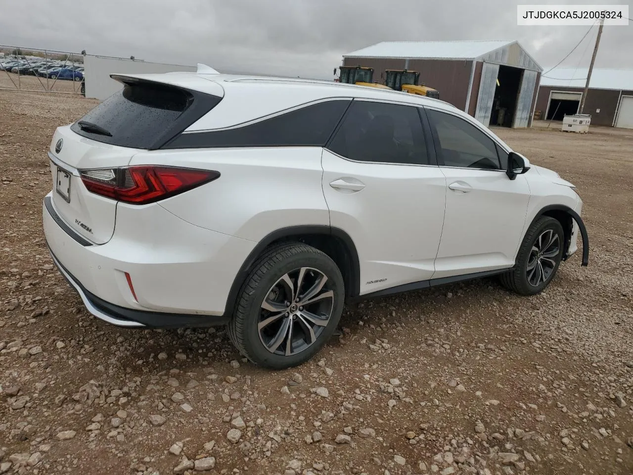 2018 Lexus Rx 450H L Base VIN: JTJDGKCA5J2005324 Lot: 76501394