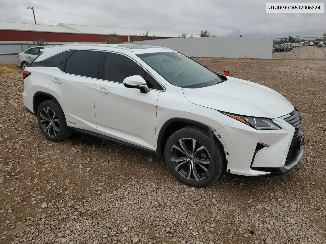 2018 Lexus Rx 450H L Base VIN: JTJDGKCA5J2005324 Lot: 76501394