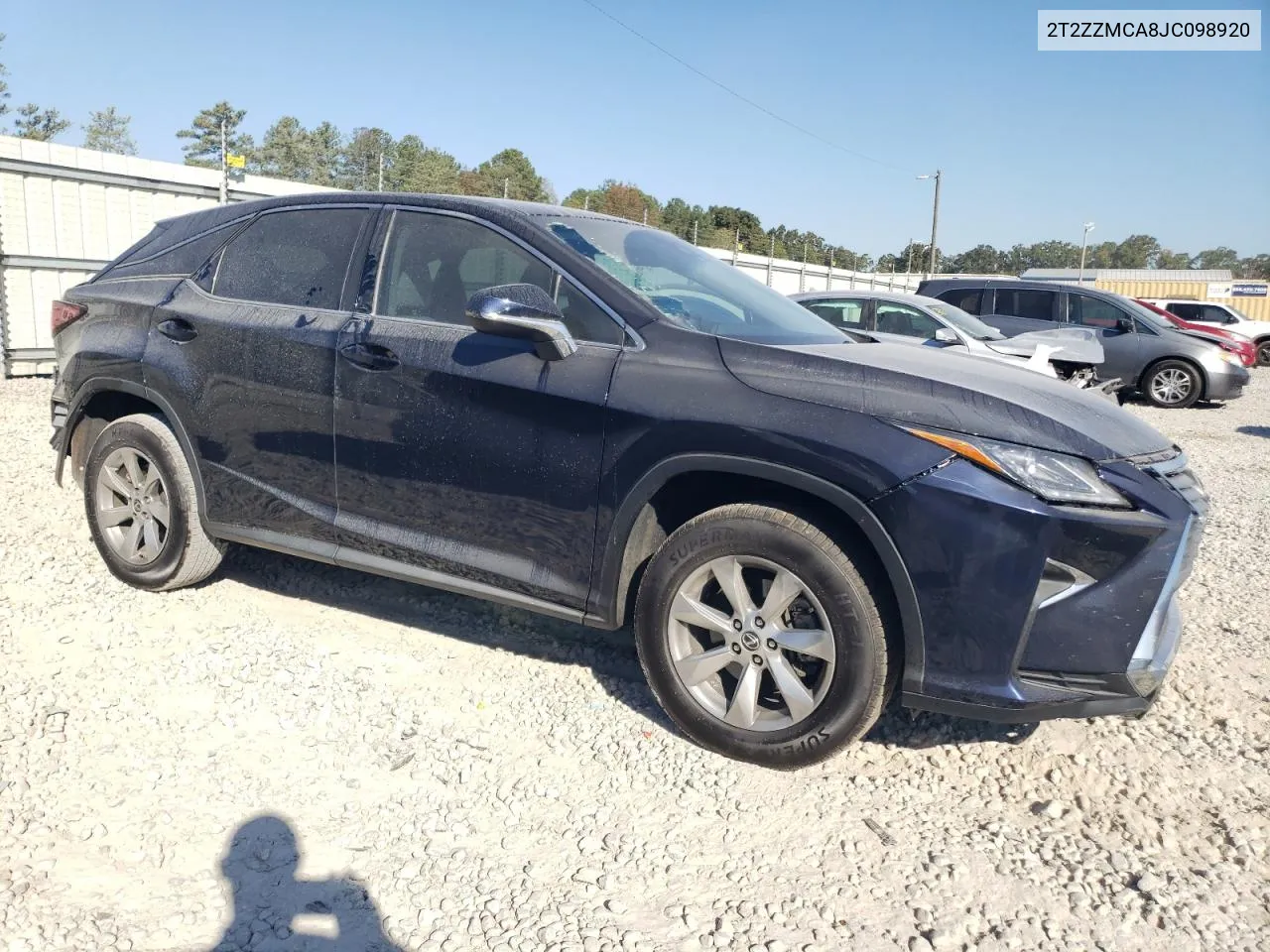 2018 Lexus Rx 350 Base VIN: 2T2ZZMCA8JC098920 Lot: 76688934