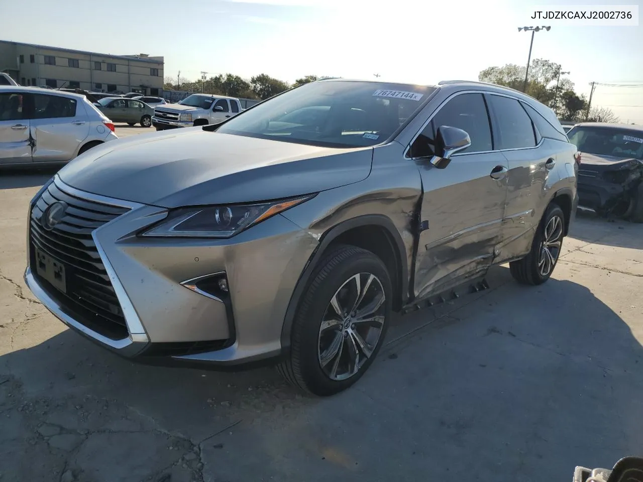 2018 Lexus Rx 350 L VIN: JTJDZKCAXJ2002736 Lot: 76747144