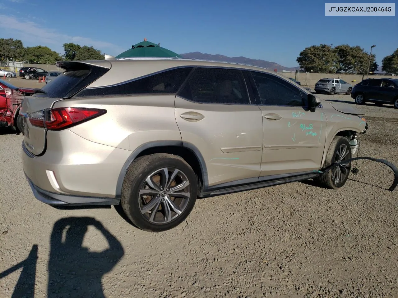 2018 Lexus Rx 350 L VIN: JTJGZKCAXJ2004645 Lot: 77690274