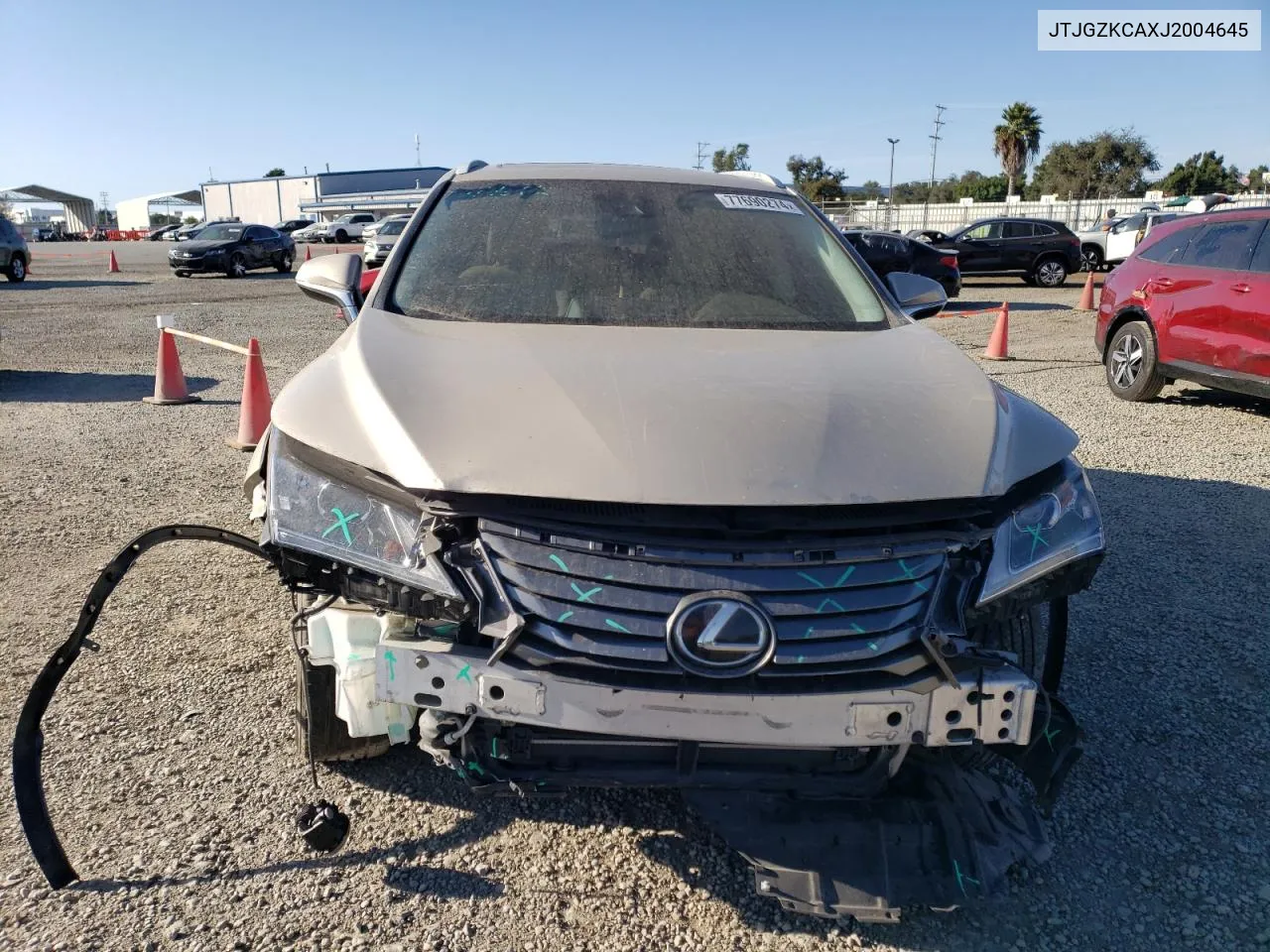 2018 Lexus Rx 350 L VIN: JTJGZKCAXJ2004645 Lot: 77690274