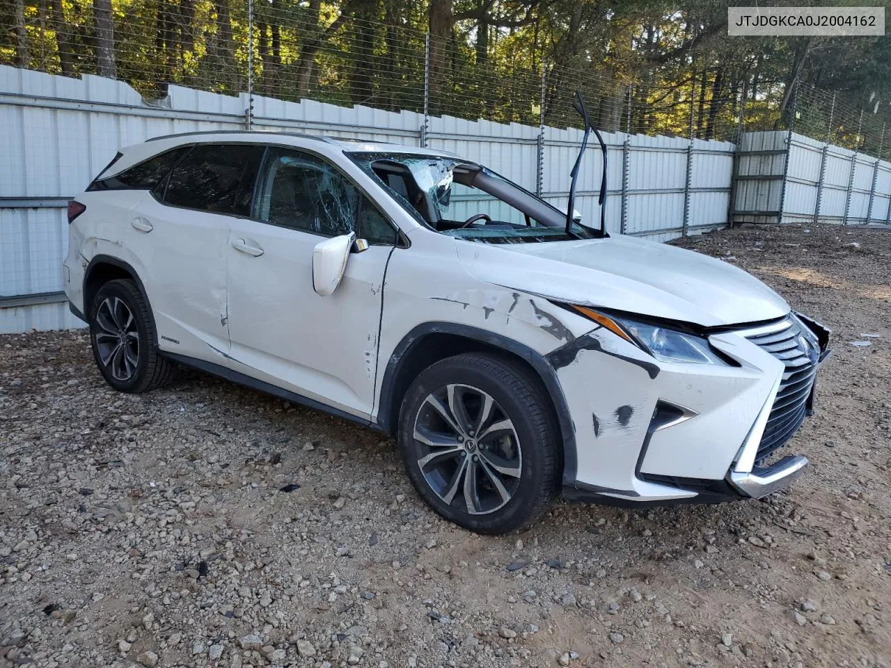 2018 Lexus Rx 450H L Base VIN: JTJDGKCA0J2004162 Lot: 77692474