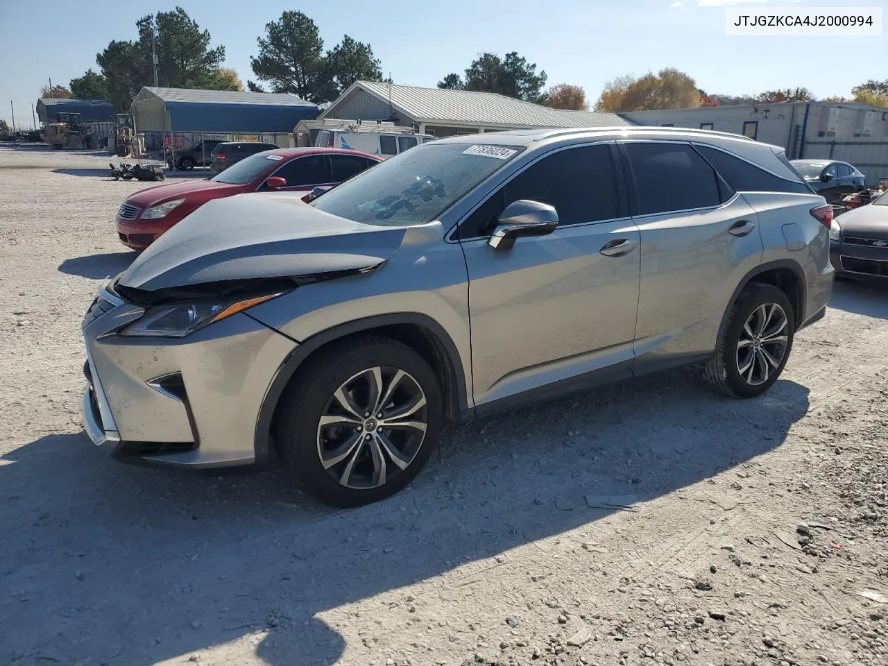 2018 Lexus Rx 350 L VIN: JTJGZKCA4J2000994 Lot: 77836024