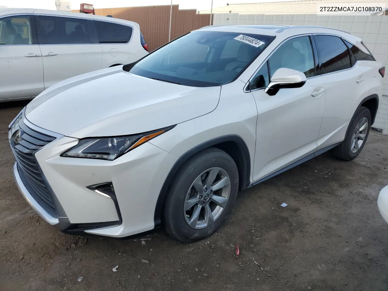 2018 Lexus Rx 350 Base VIN: 2T2ZZMCA7JC108370 Lot: 78044824