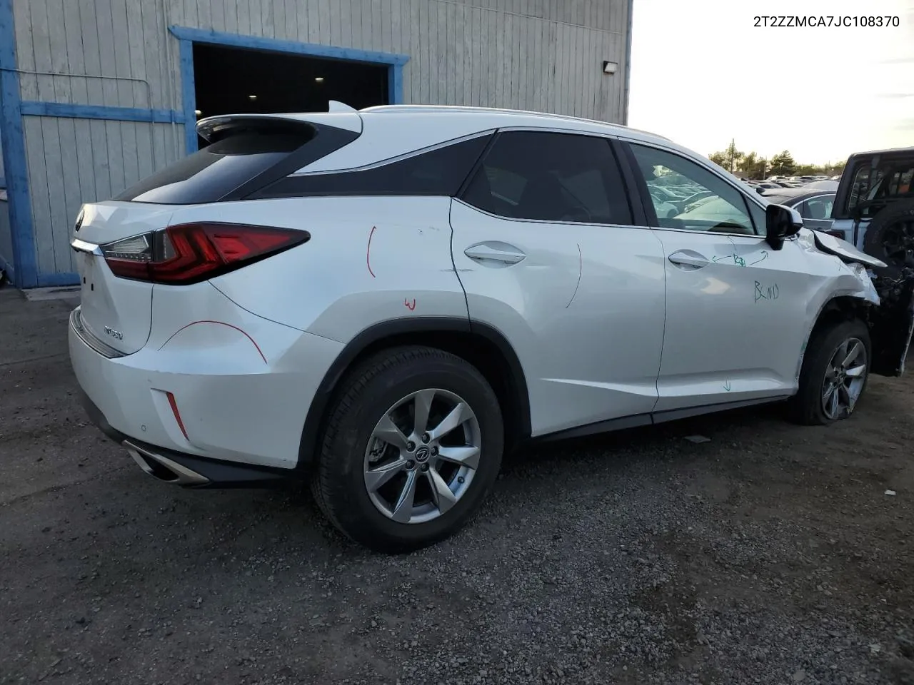 2018 Lexus Rx 350 Base VIN: 2T2ZZMCA7JC108370 Lot: 78044824