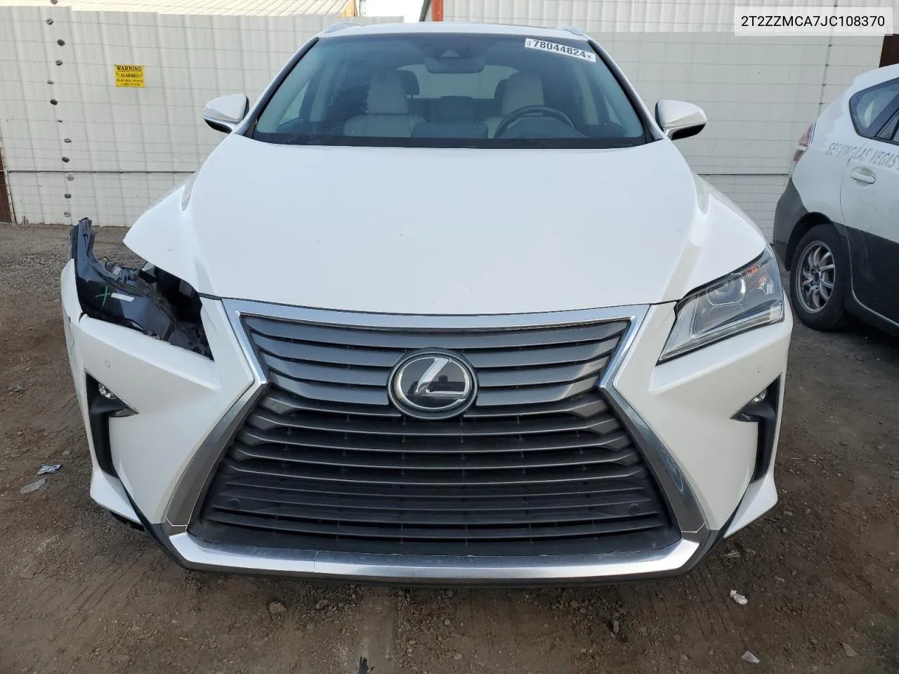 2018 Lexus Rx 350 Base VIN: 2T2ZZMCA7JC108370 Lot: 78044824