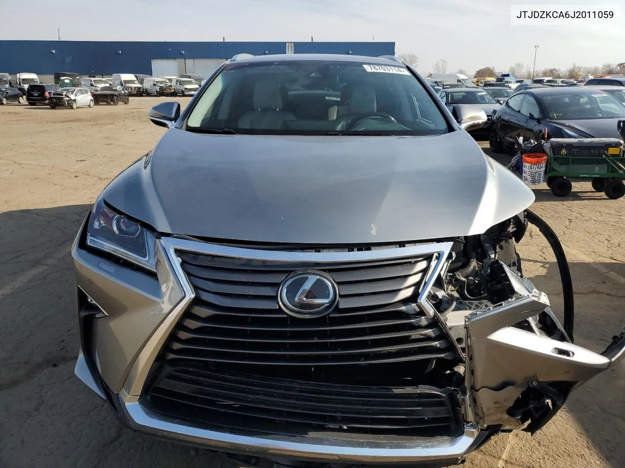 2018 Lexus Rx 350 L VIN: JTJDZKCA6J2011059 Lot: 78703114