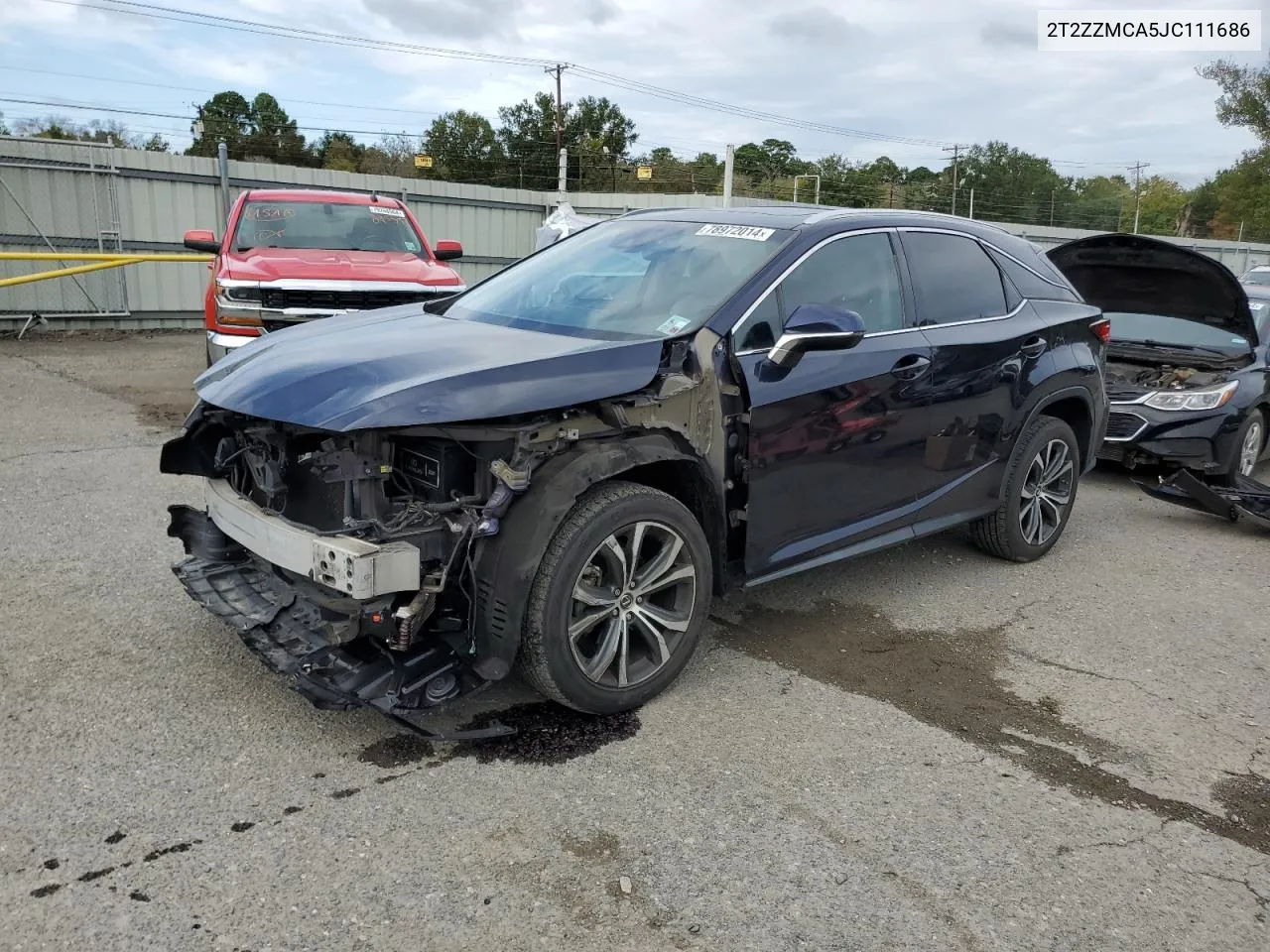 2018 Lexus Rx 350 Base VIN: 2T2ZZMCA5JC111686 Lot: 78972014