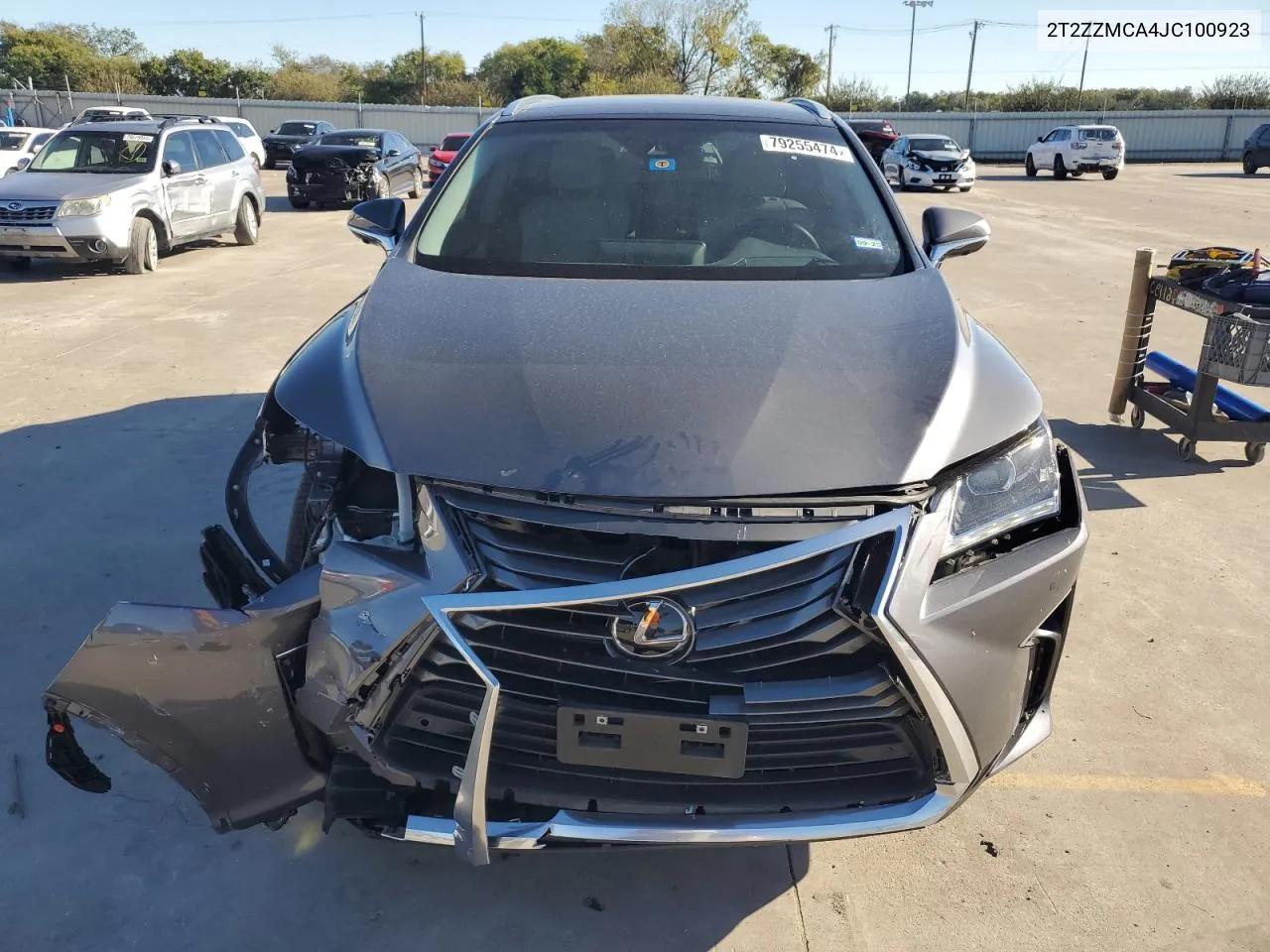 2018 Lexus Rx 350 Base VIN: 2T2ZZMCA4JC100923 Lot: 79255474