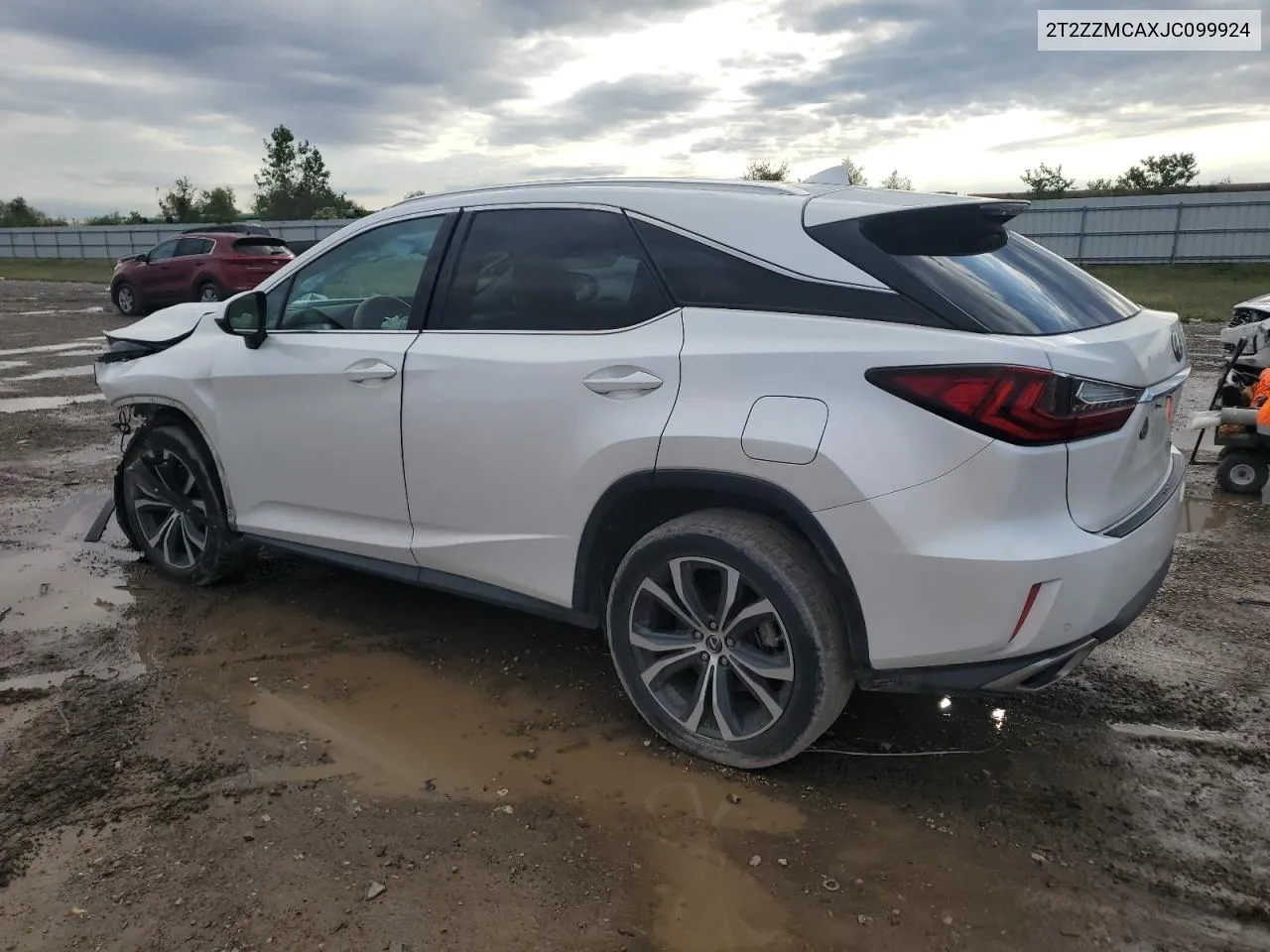 2018 Lexus Rx 350 Base VIN: 2T2ZZMCAXJC099924 Lot: 79318244