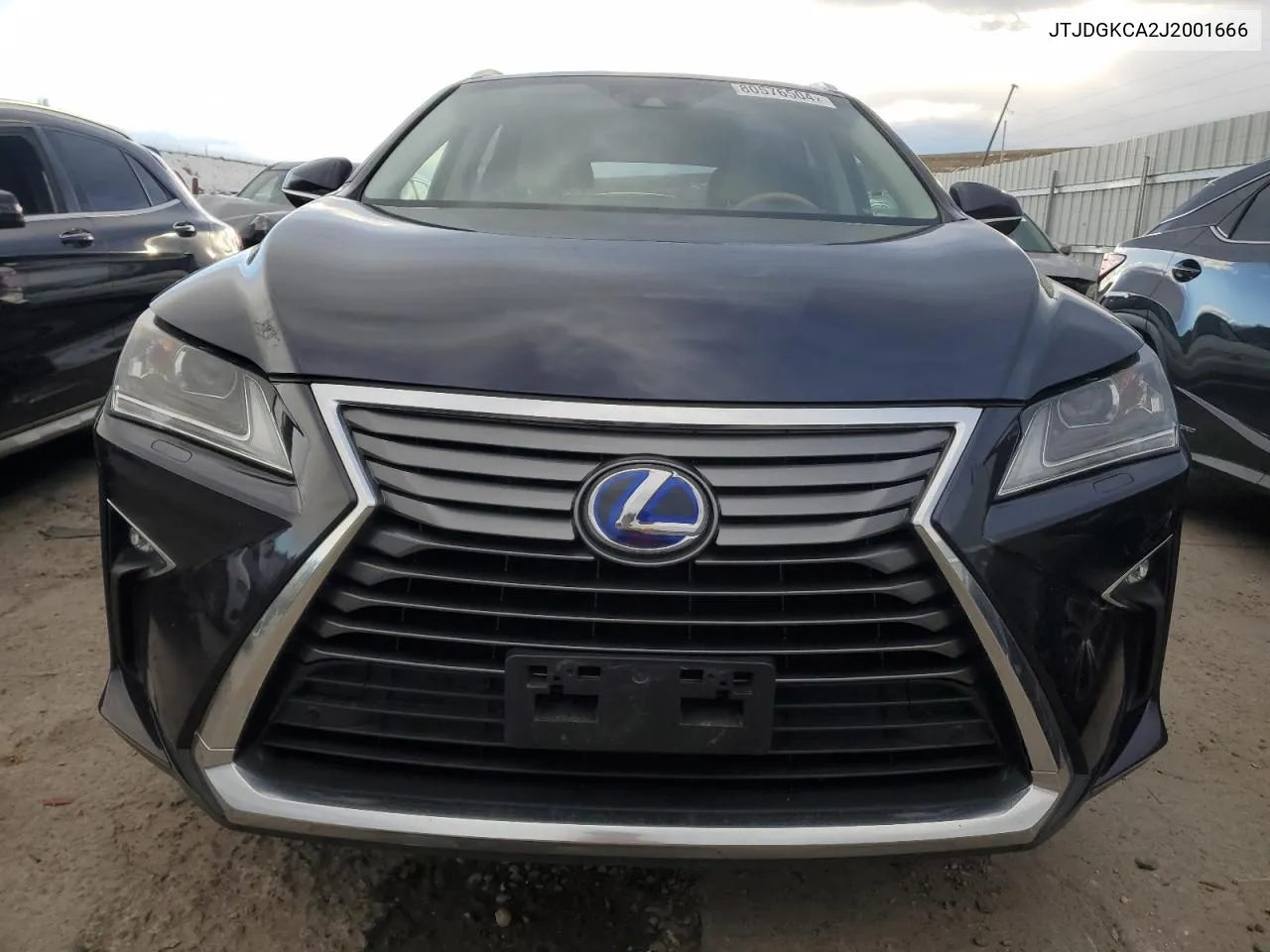 2018 Lexus Rx 450H L Base VIN: JTJDGKCA2J2001666 Lot: 80576504