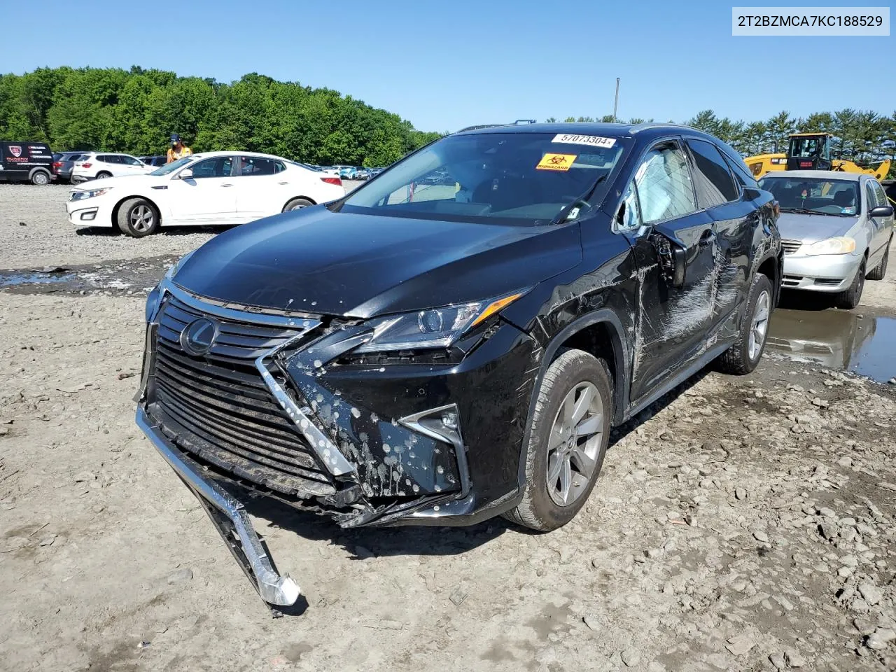 2019 Lexus Rx 350 Base VIN: 2T2BZMCA7KC188529 Lot: 57073304