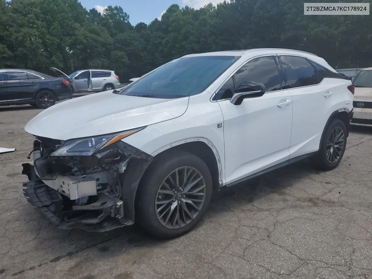 2019 Lexus Rx 350 Base VIN: 2T2BZMCA7KC178924 Lot: 59940084