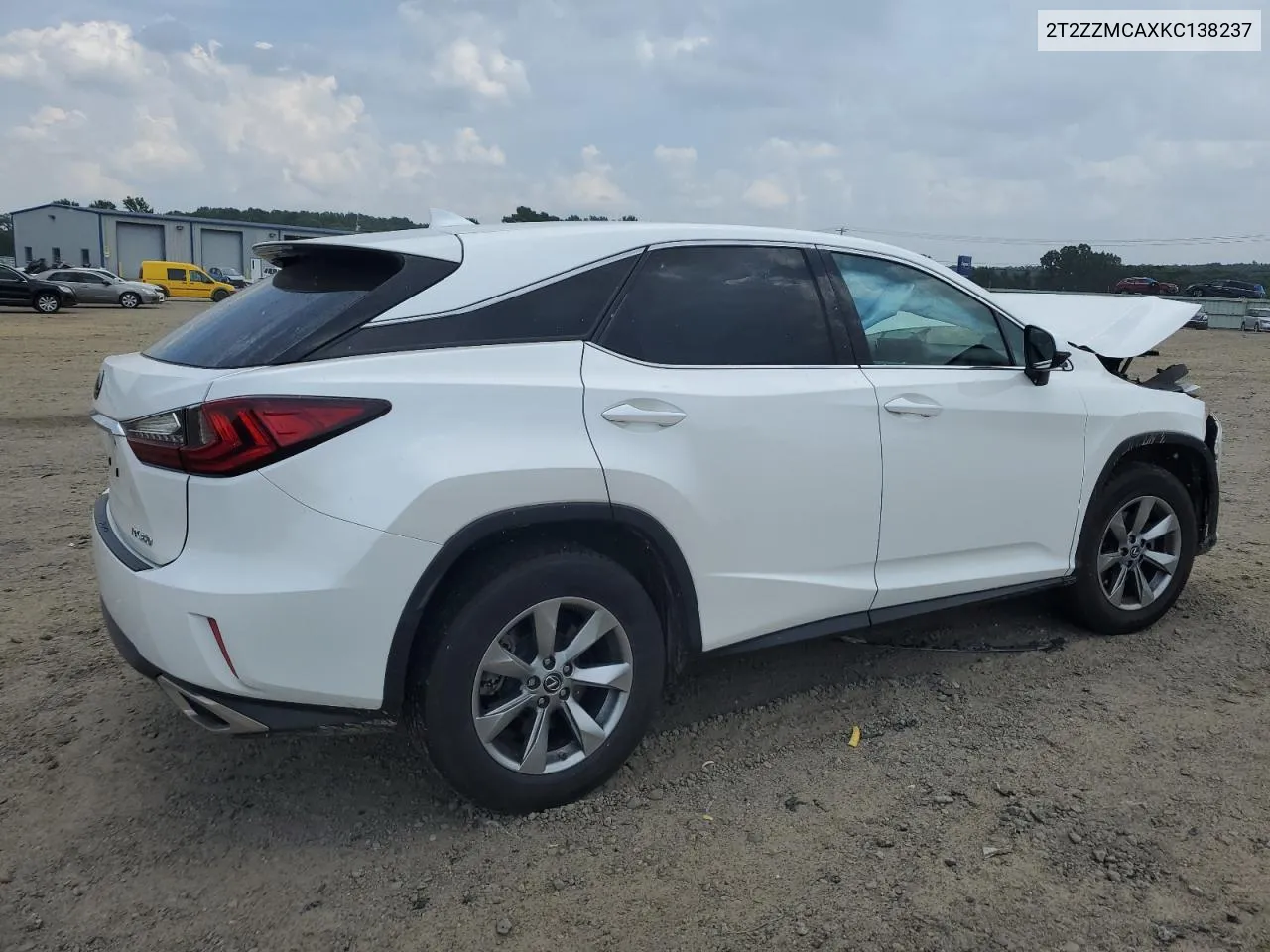 2019 Lexus Rx 350 Base VIN: 2T2ZZMCAXKC138237 Lot: 61465684