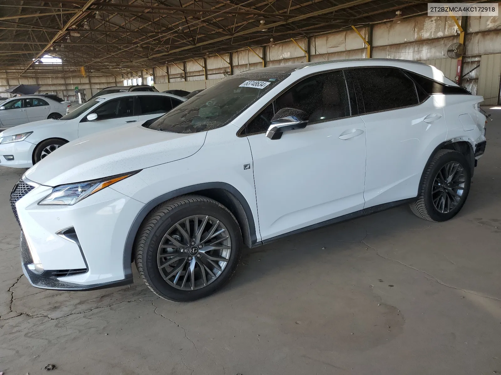 2019 Lexus Rx 350 Base VIN: 2T2BZMCA4KC172918 Lot: 63748634