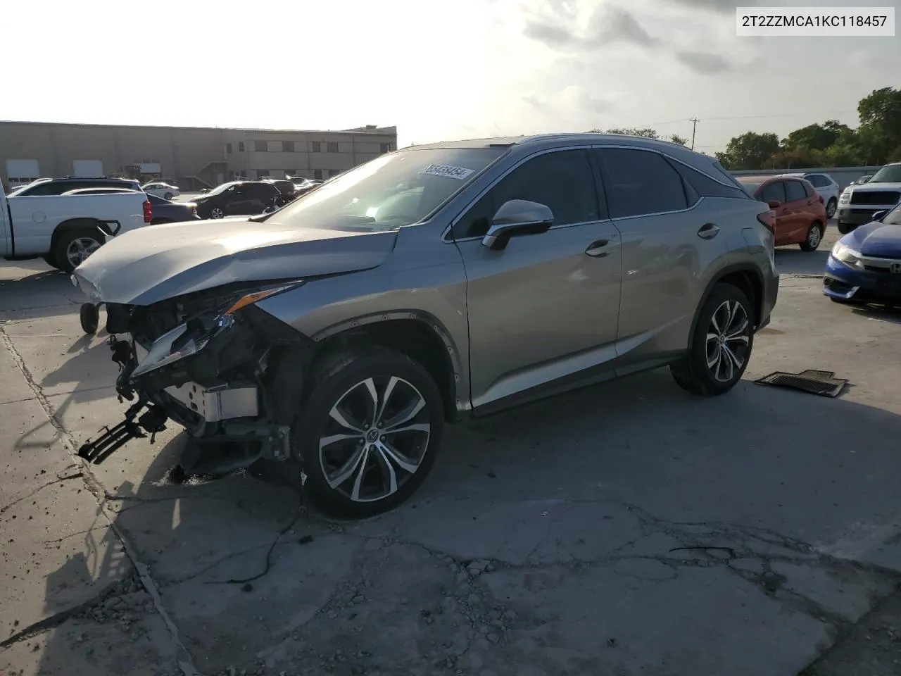 2T2ZZMCA1KC118457 2019 Lexus Rx 350 Base